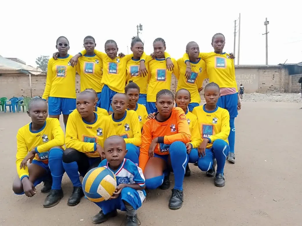 Young people performing at an OTEGA Foundation talent promotion event